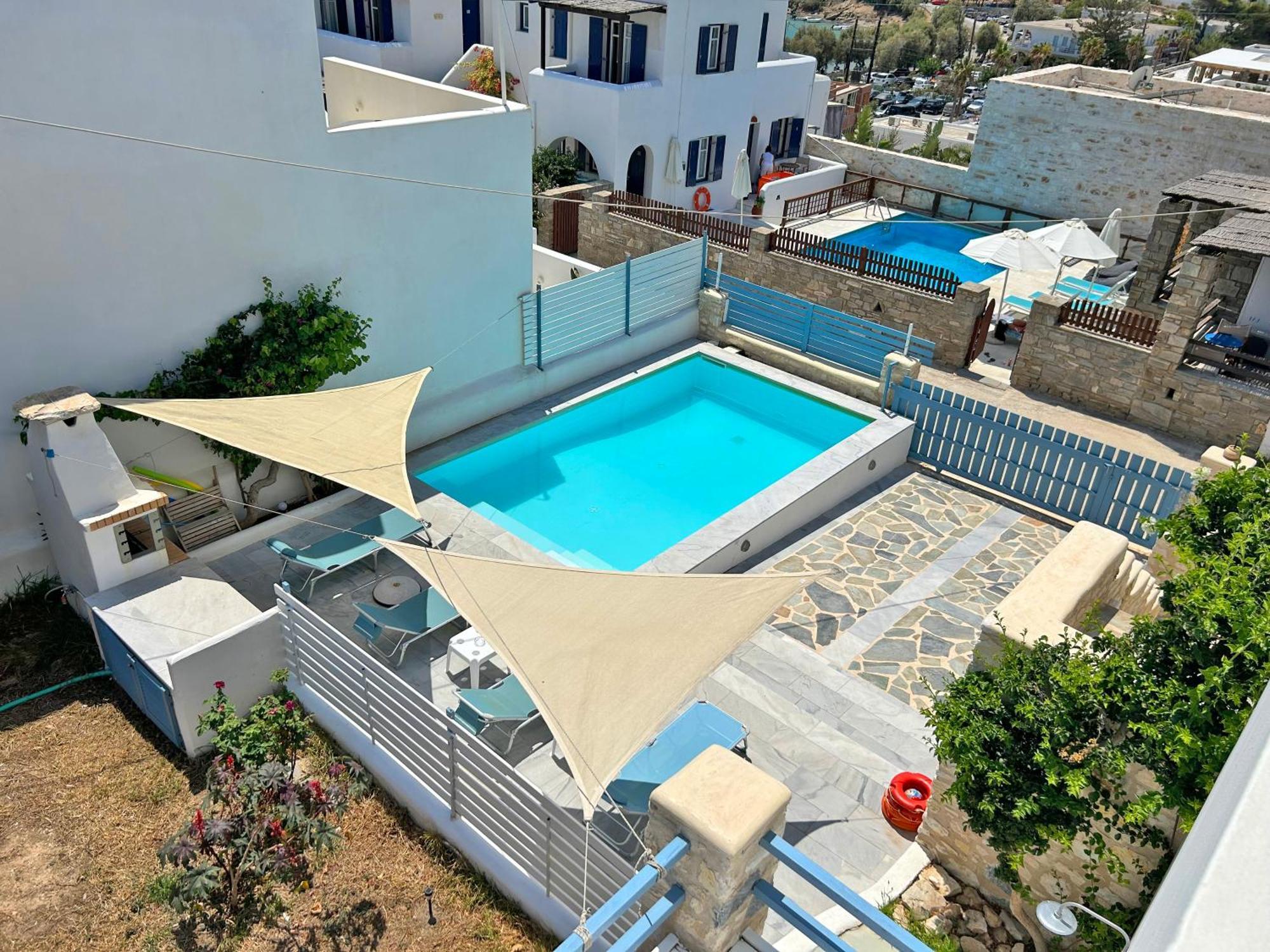 Villa Danae - Seaside Villa with Pool&Hot Tub Piso Livadi Exterior foto